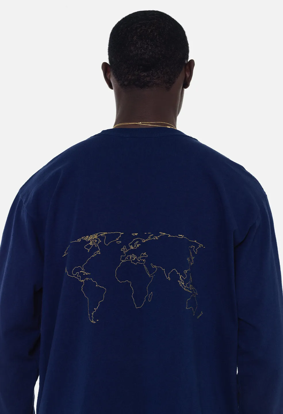 Global Entry Ls University Tee / Navy