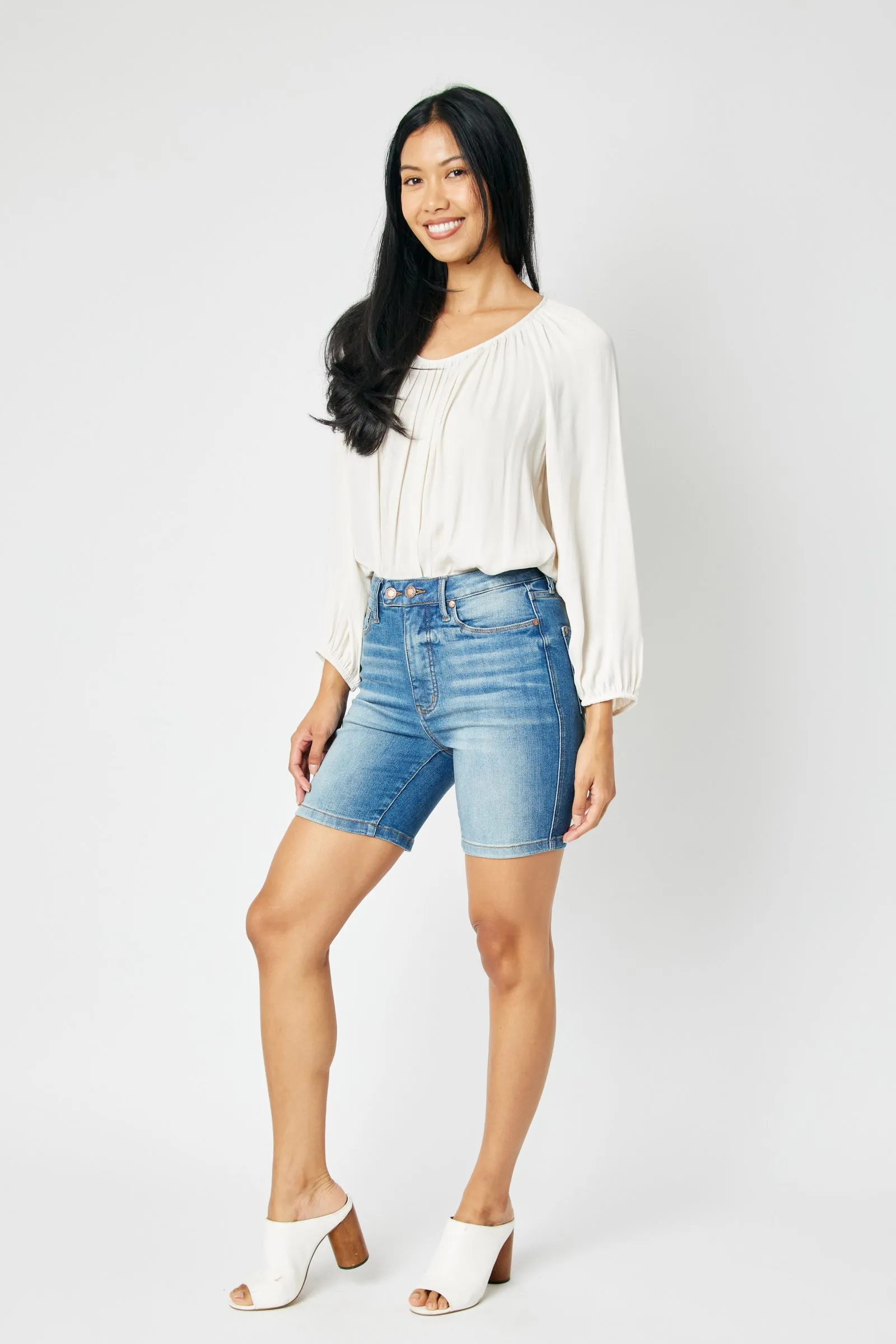 Hazel Bermuda Shorts by Judy Blue PREORDER