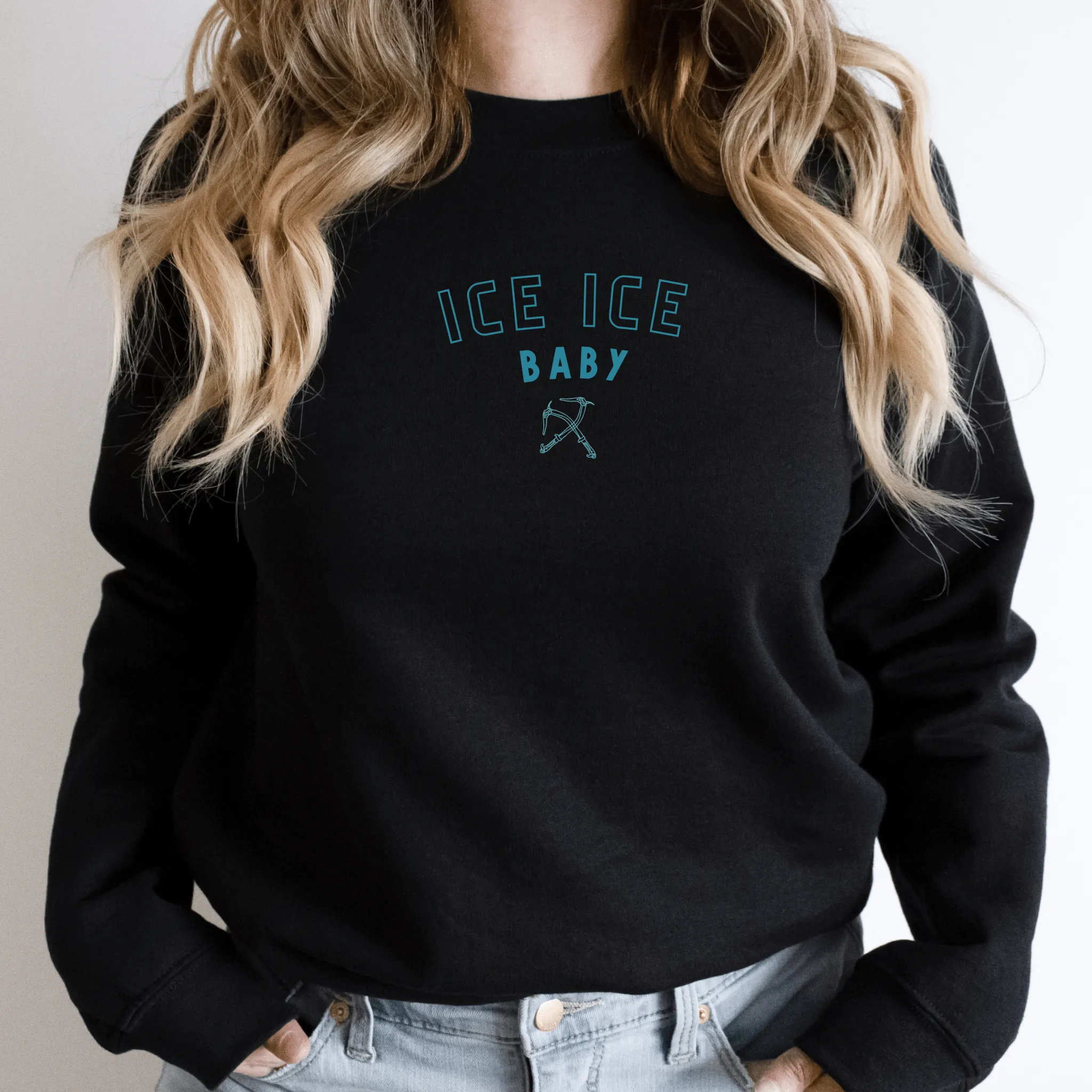 ICE ICE BABY - Genser - Sweater med is og isøks motiv