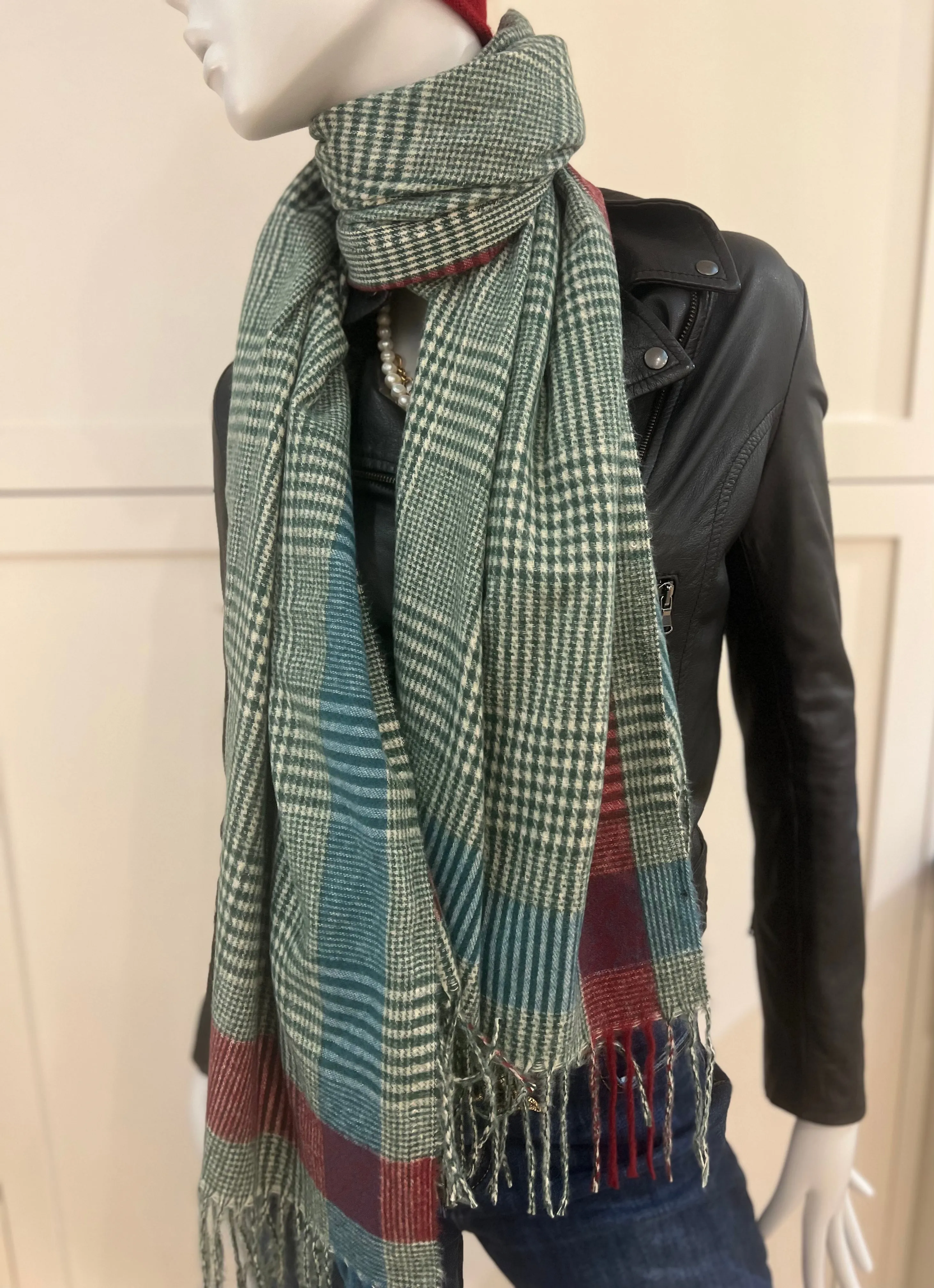 Italian Plaid Scarf Betty