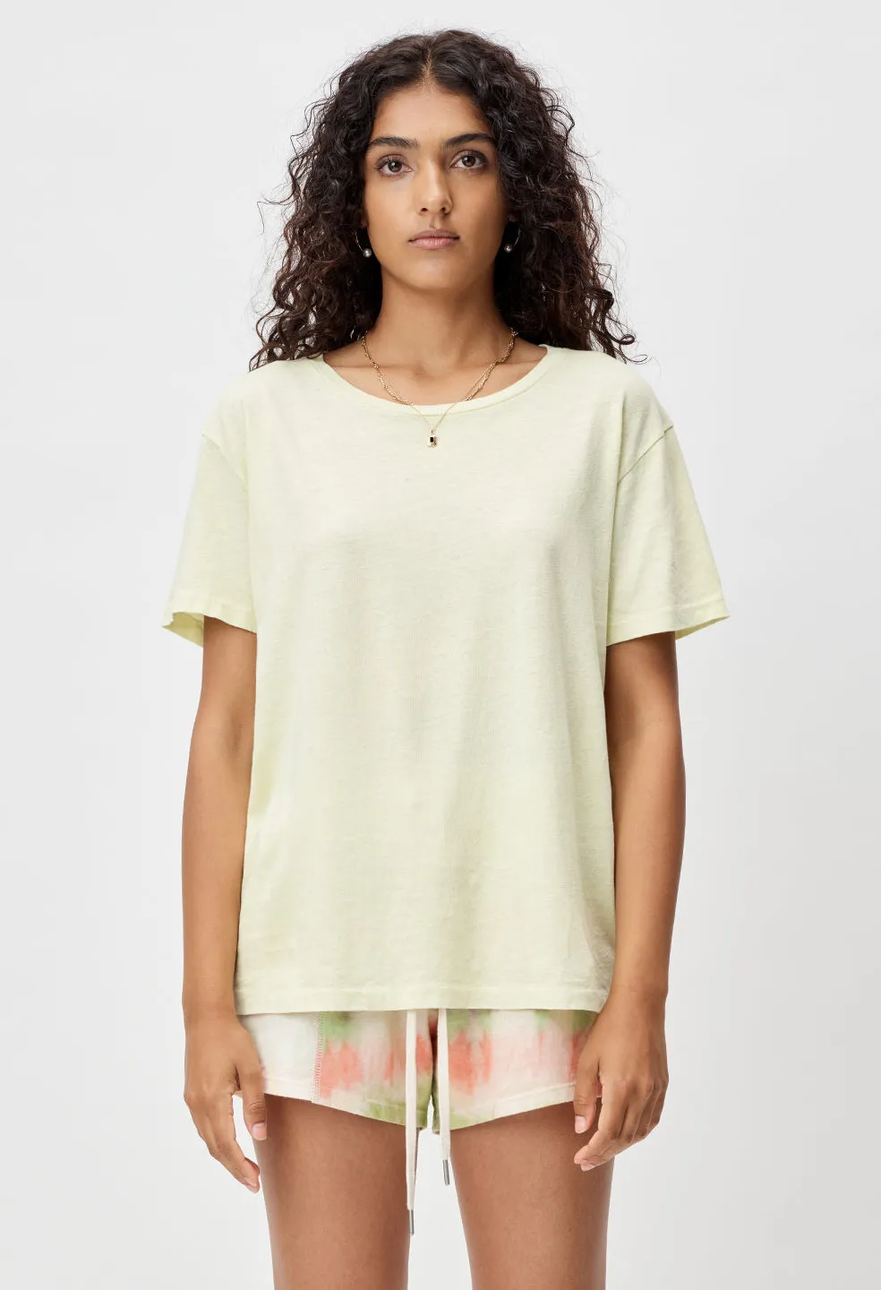 Jersey Relaxed Tee / Lemon Drop