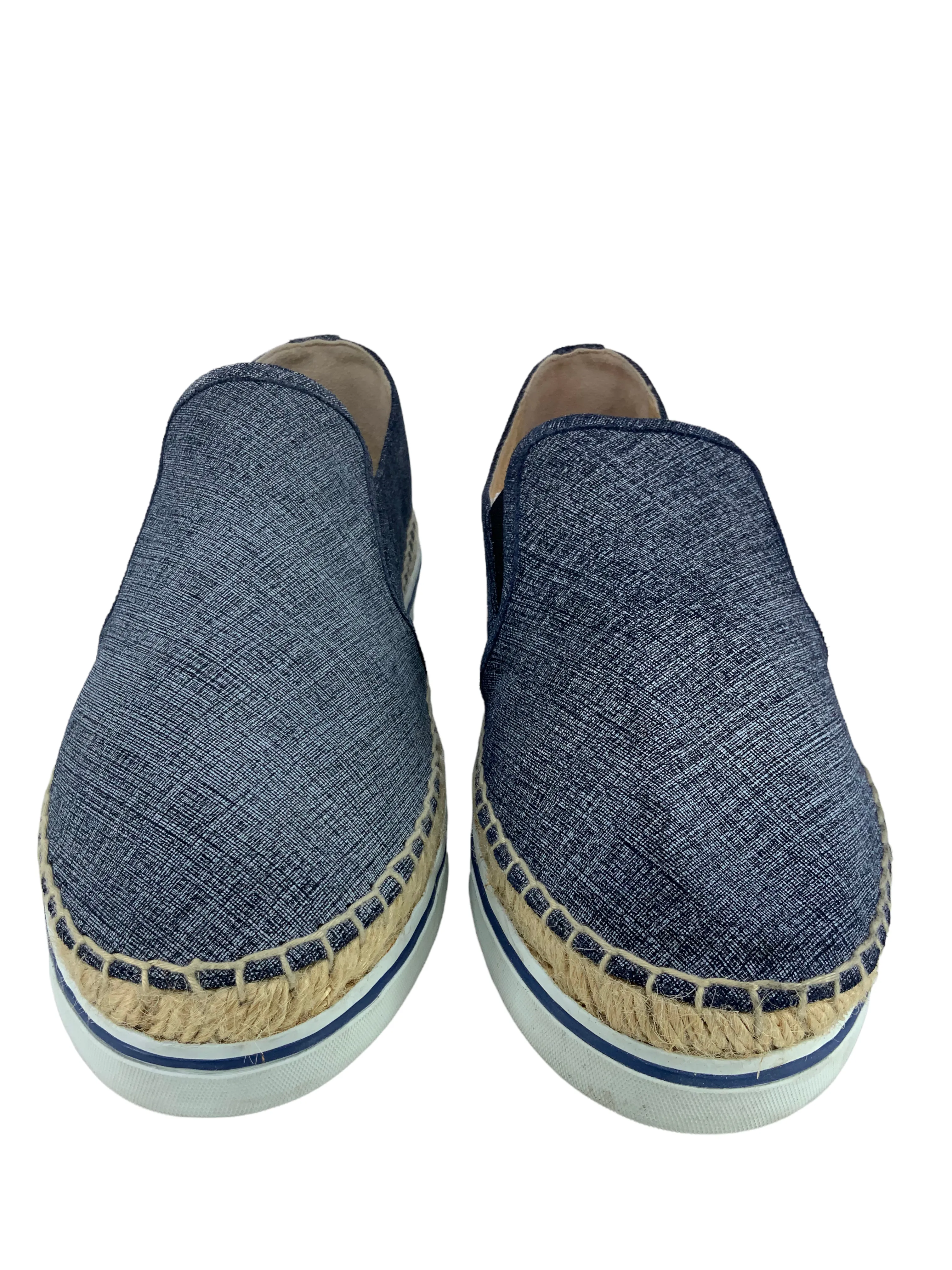 JIMMY CHOO Dawn Denim Espadrilles Size 10.5