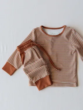 Jogger Play Set - Mustard Stripe