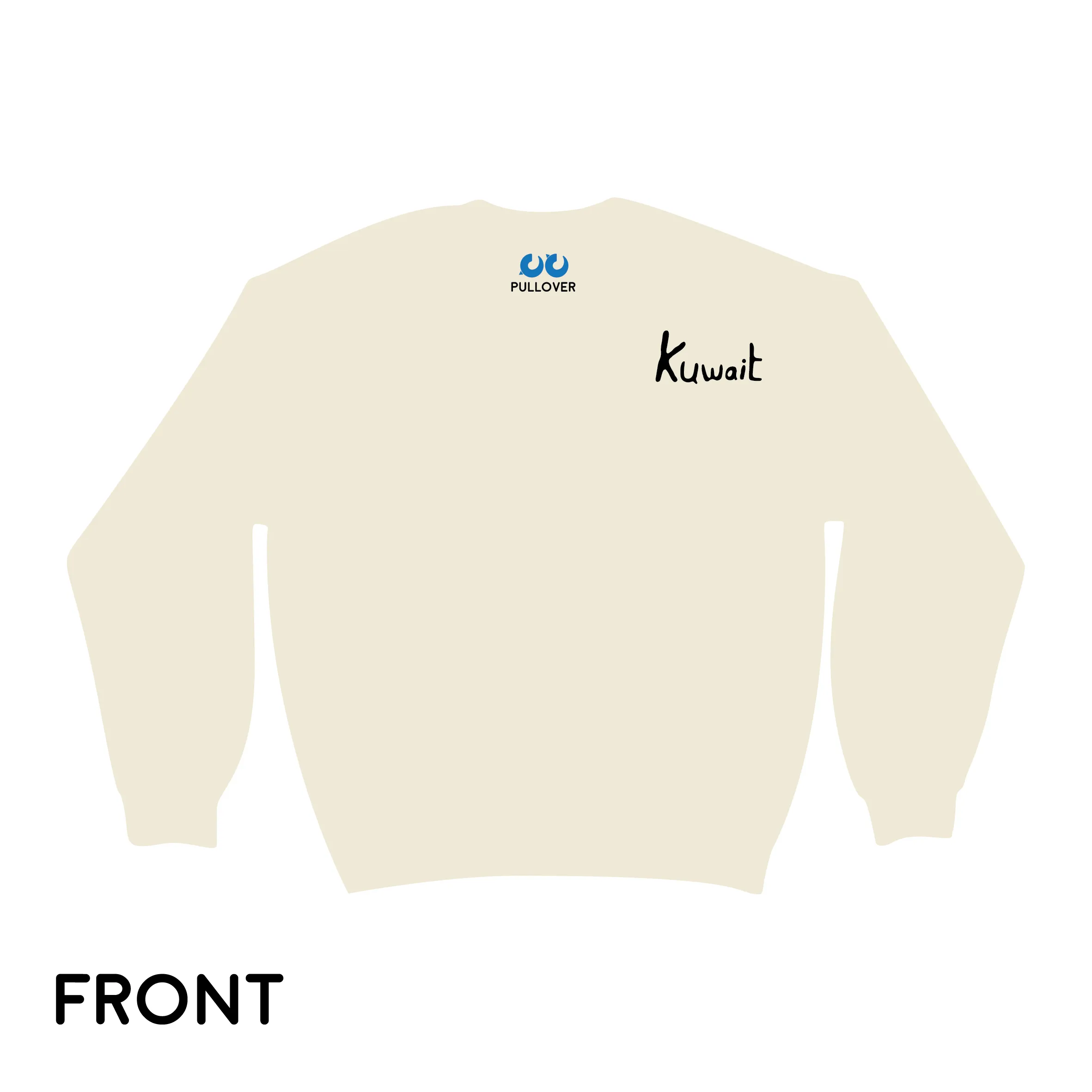 Kuwait Skyline 'double side print' (Pullover)