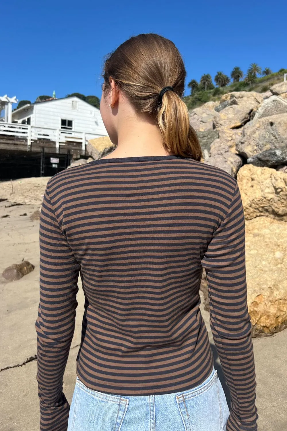 Leah Striped Top