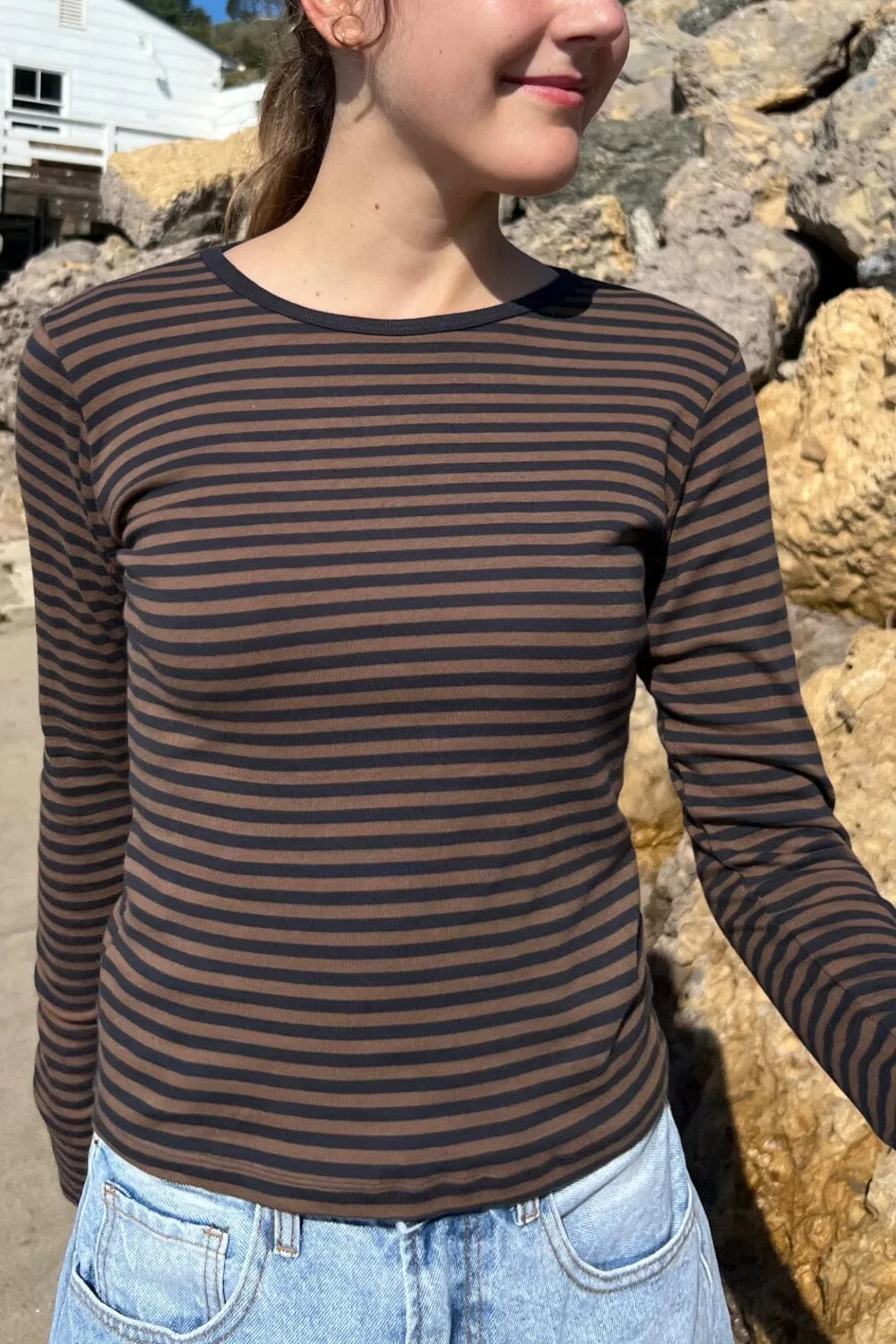 Leah Striped Top