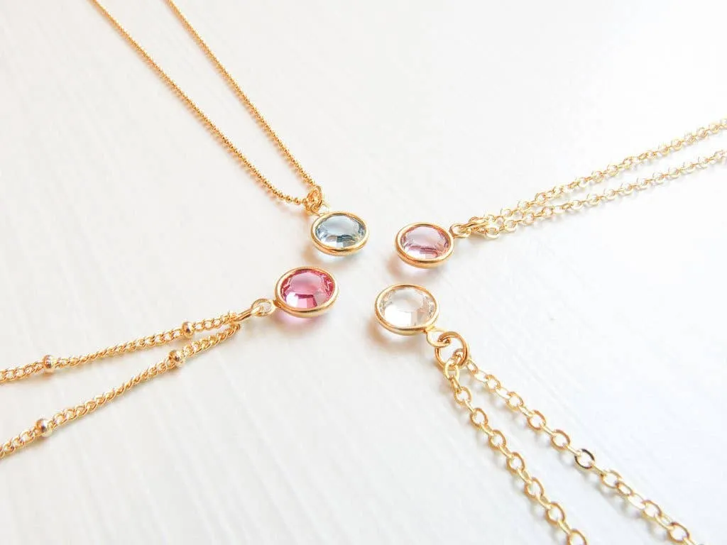 May Swarovski Birthstone Necklace - 14k Gold-Filled