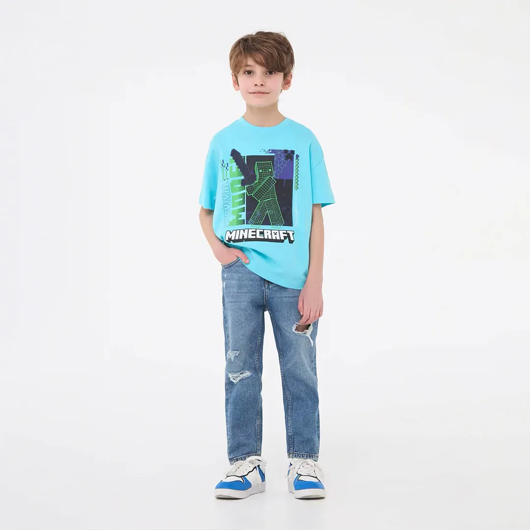 Minecraft® Print Short Sleeve T-Shirt