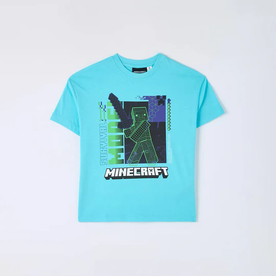 Minecraft® Print Short Sleeve T-Shirt