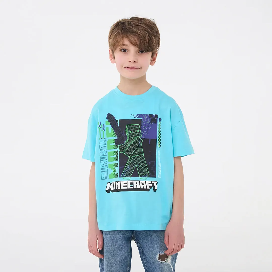 Minecraft® Print Short Sleeve T-Shirt