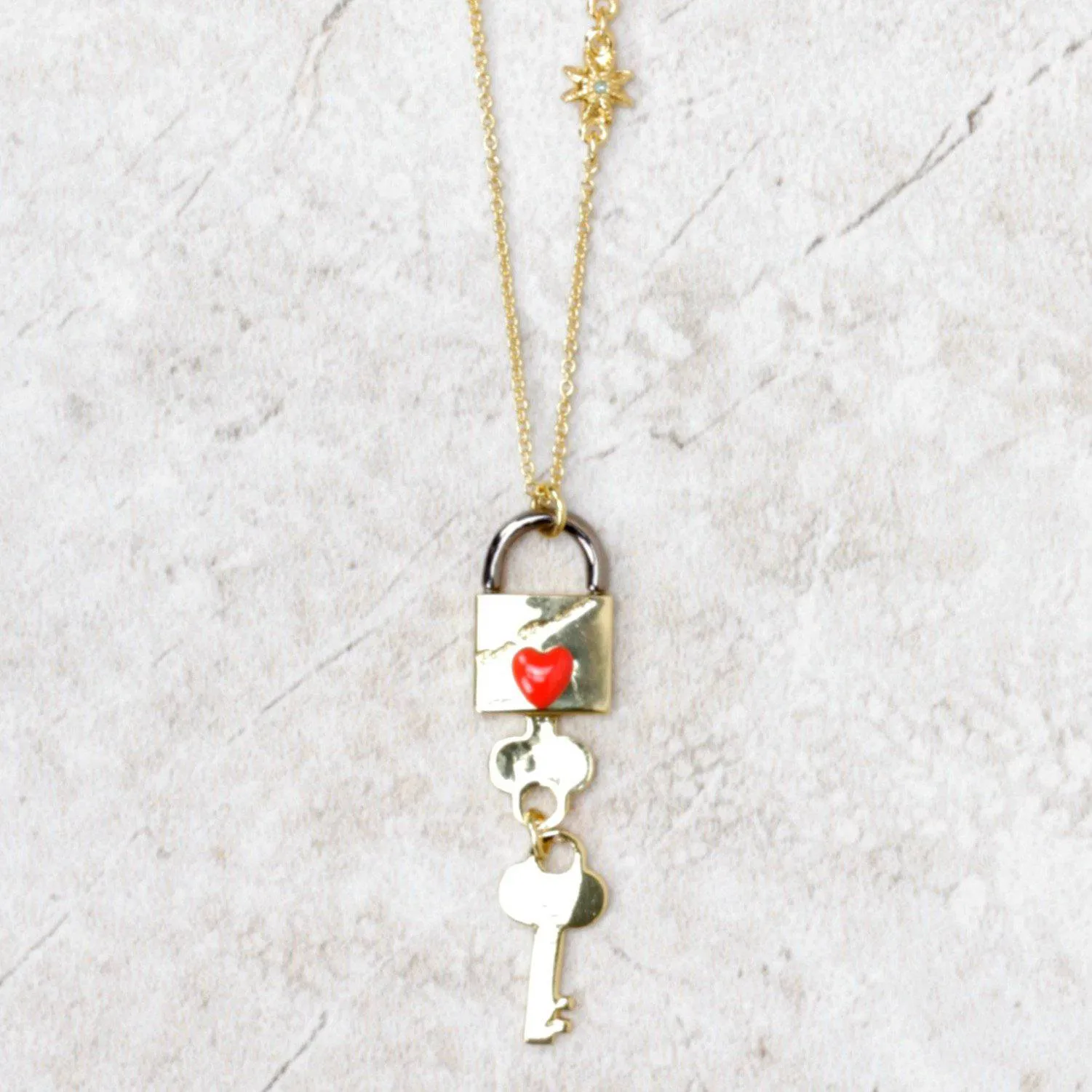 Mon Amour Padlock Necklace