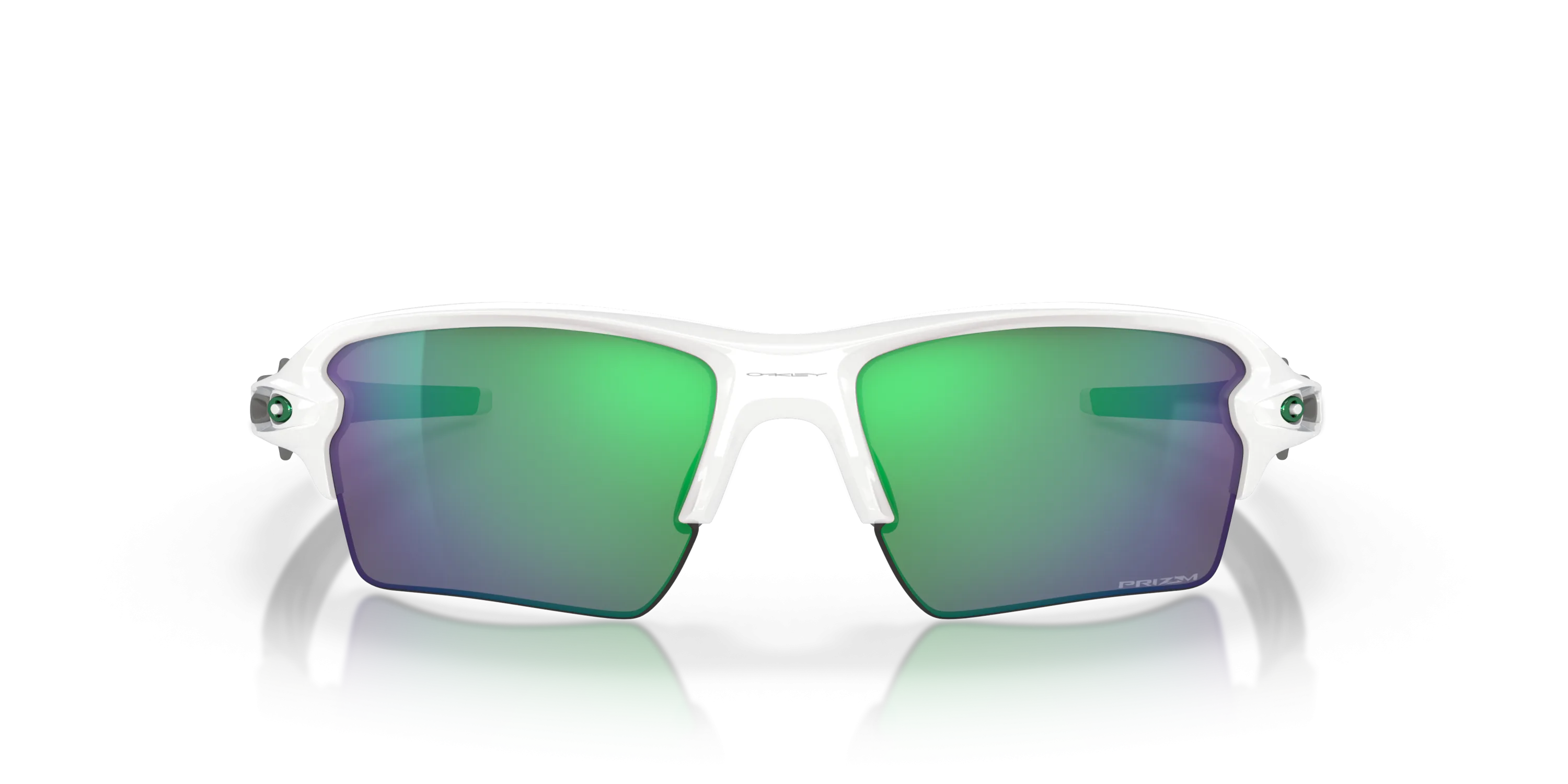 Oakley Flak Prizm Jade Lenses - Polished White Frame