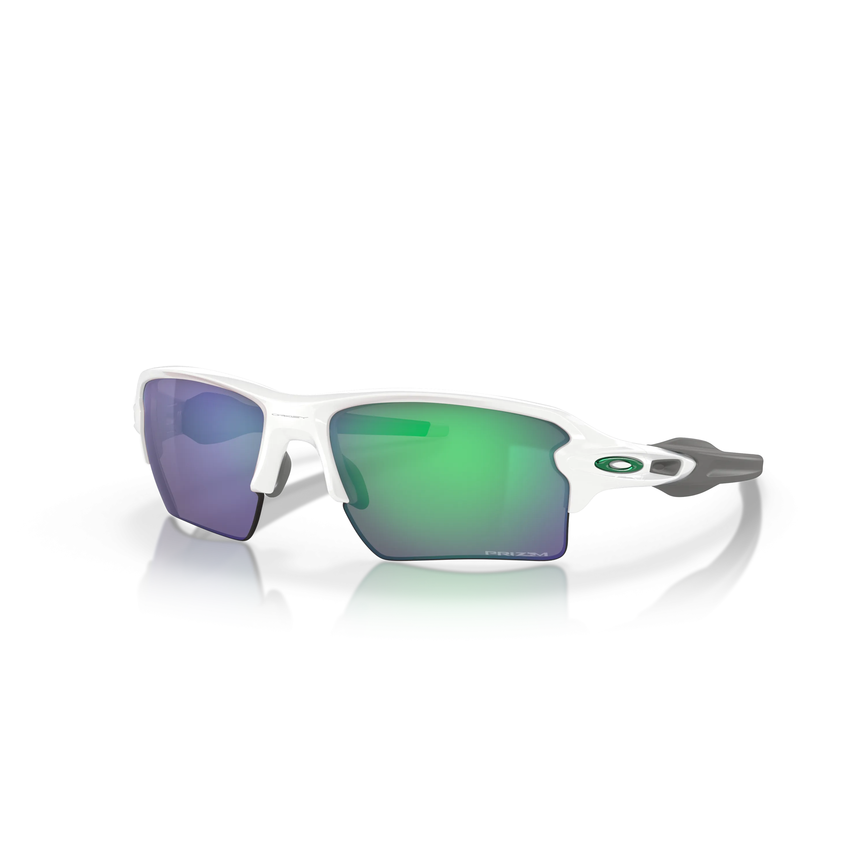 Oakley Flak Prizm Jade Lenses - Polished White Frame