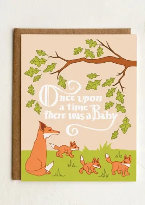 Once Upon A Time Baby Card