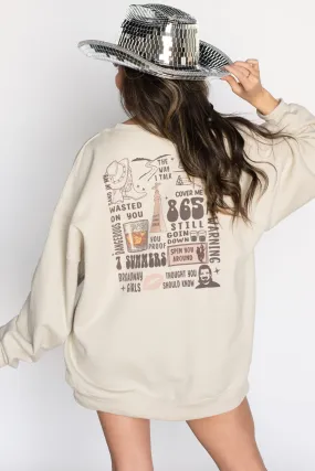 PRE-ORDER: Wallen Songs Graphic Sweatshirt