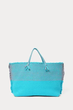 Rachel Comey Cadiz Colorblock Tote in Aqua