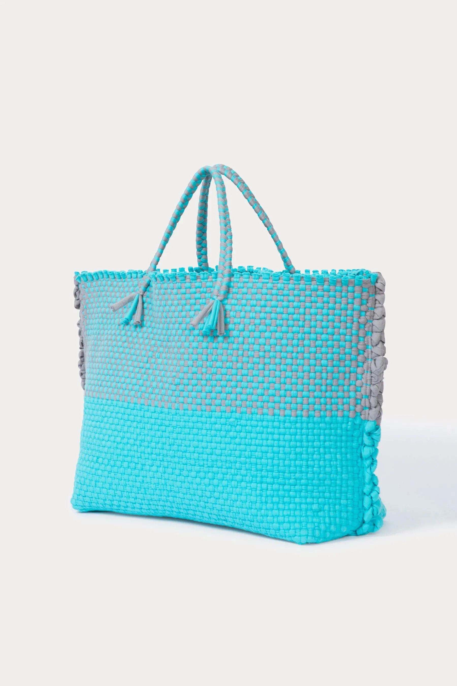 Rachel Comey Cadiz Colorblock Tote in Aqua