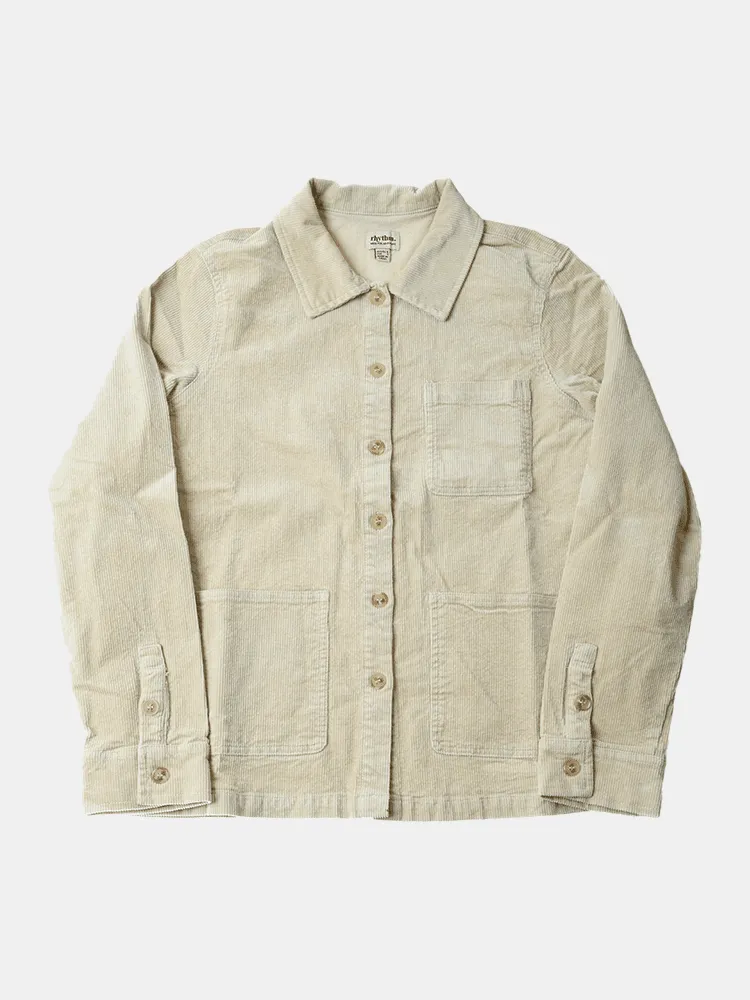 Rhythm Ottway Corduroy Shirt - Stone