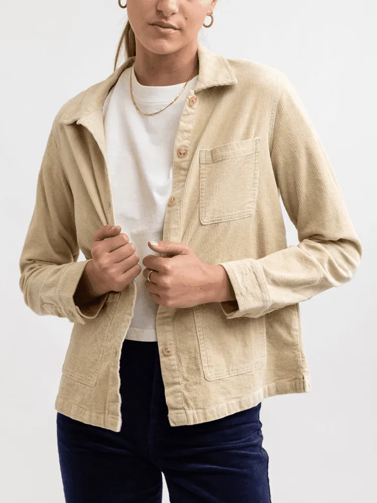 Rhythm Ottway Corduroy Shirt - Stone