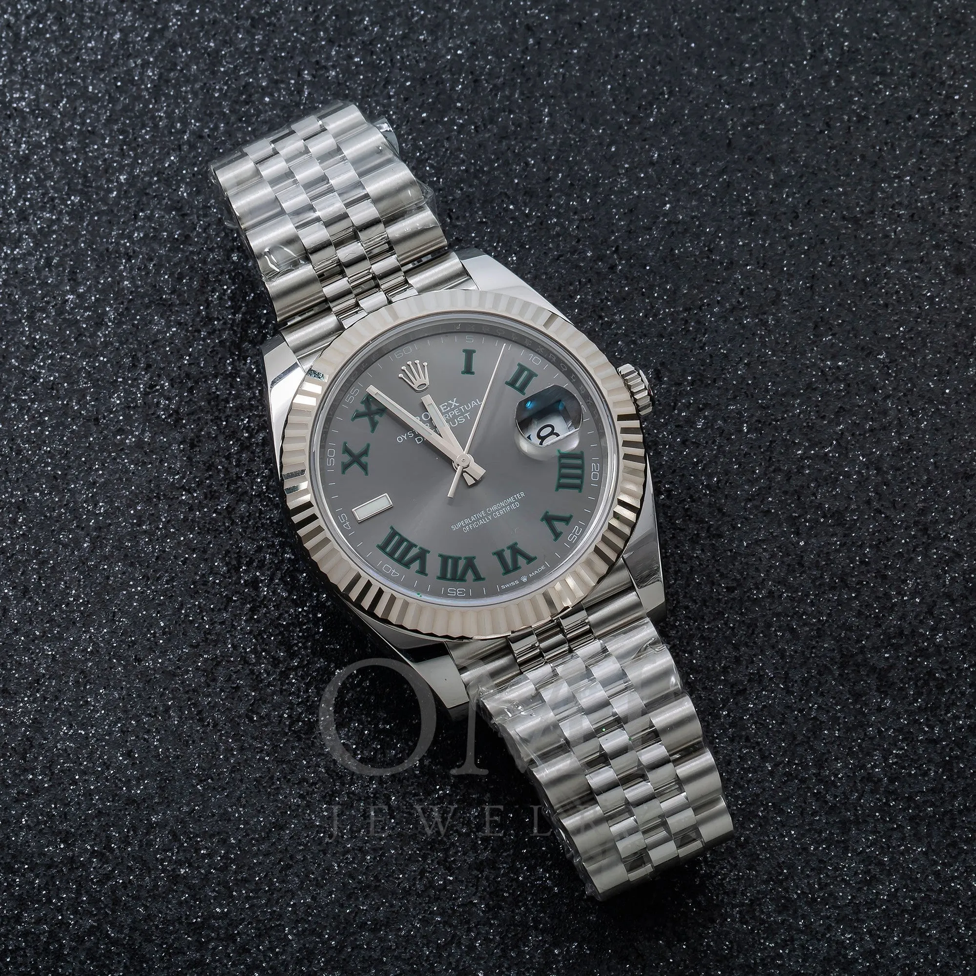 Rolex Datejust 126334 41MM Wimbledon Dial With Jubilee Bracelet