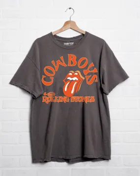 Rolling Stones OSU Psych Charcoal Thrifted Tee