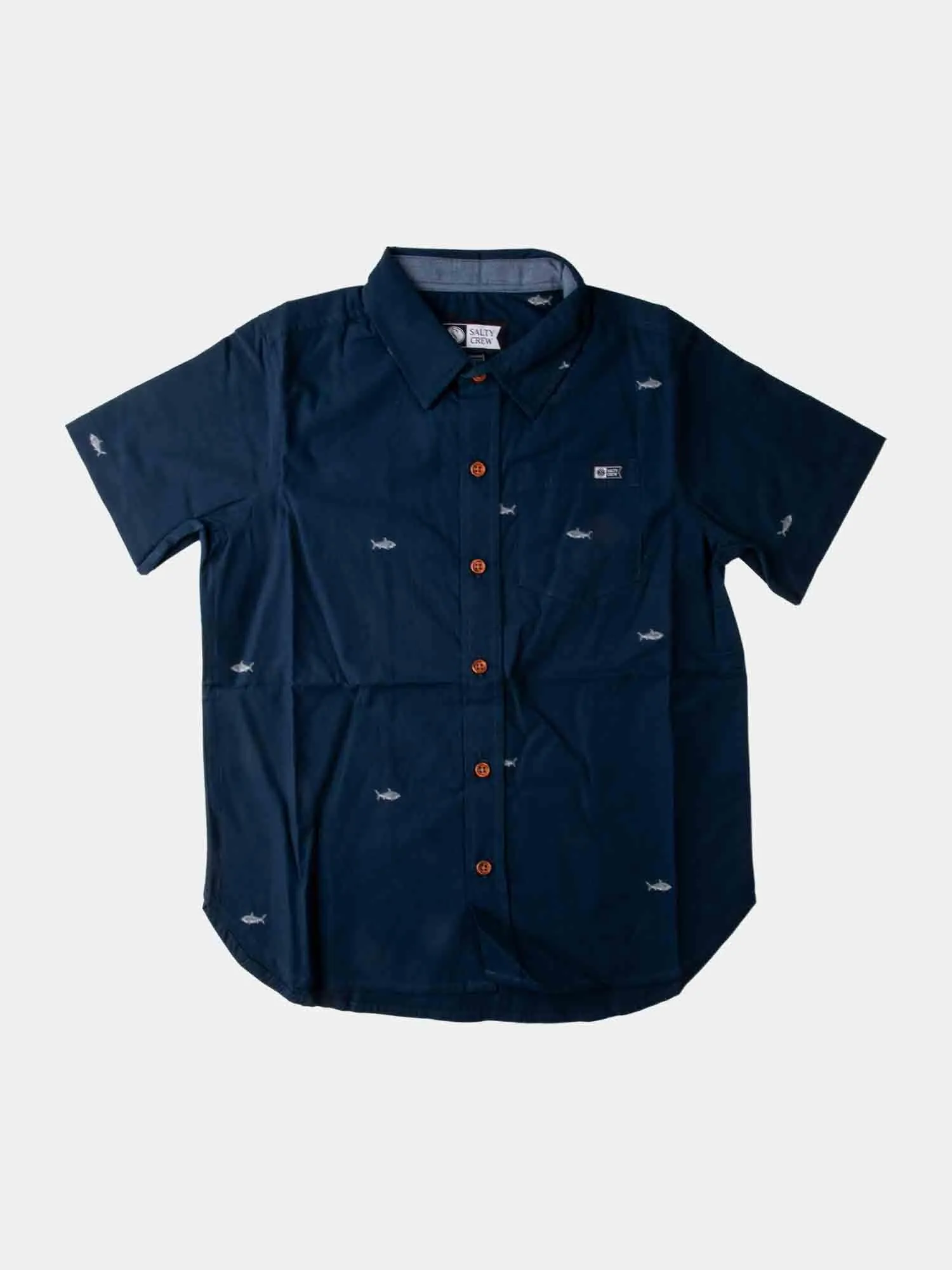 Salty Crew Bruce Boys Woven Shirt - Navy