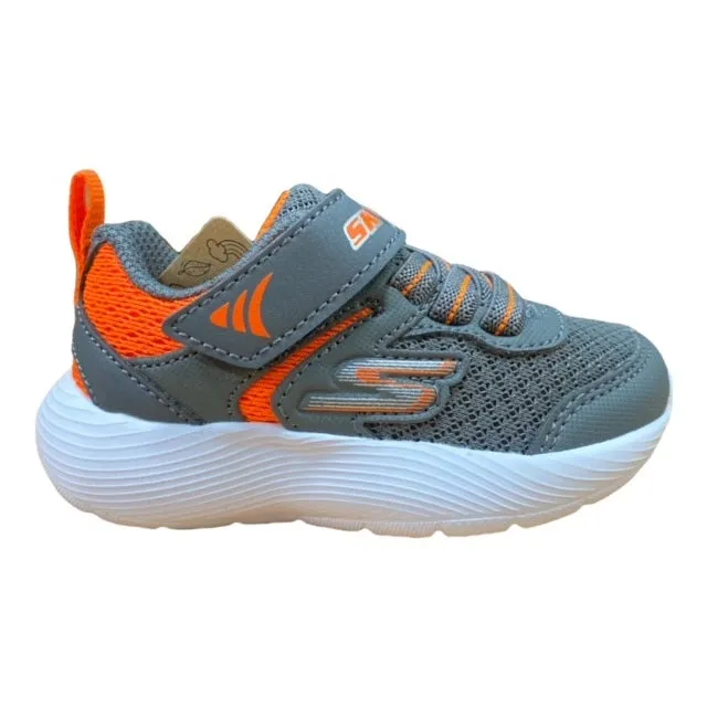 Skechers children's athletic shoe Dyna-Lite Relter 407237N/CCOR gray orange