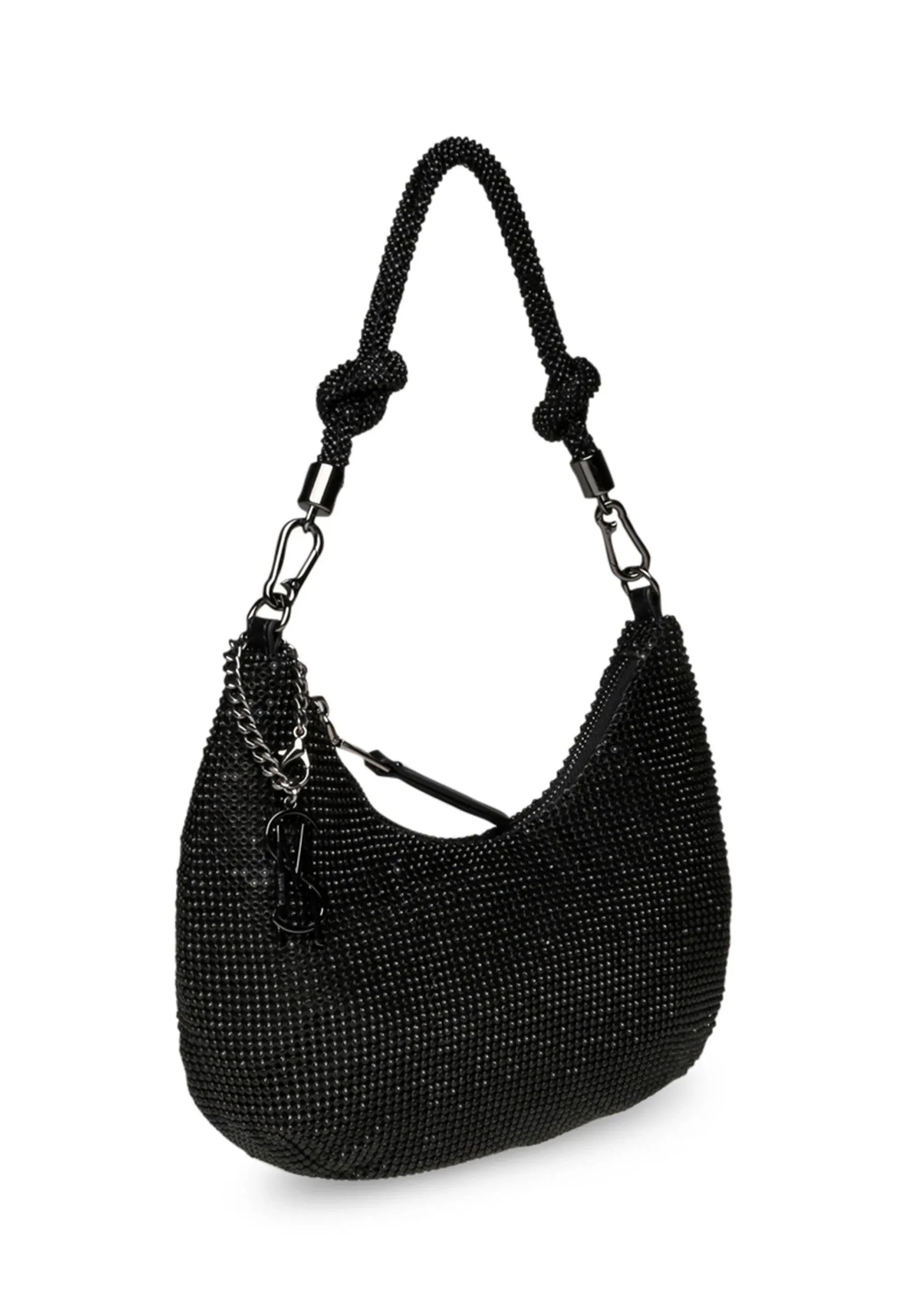 STEVE MADDEN Crystal Hobo Borsa Black BKAYA