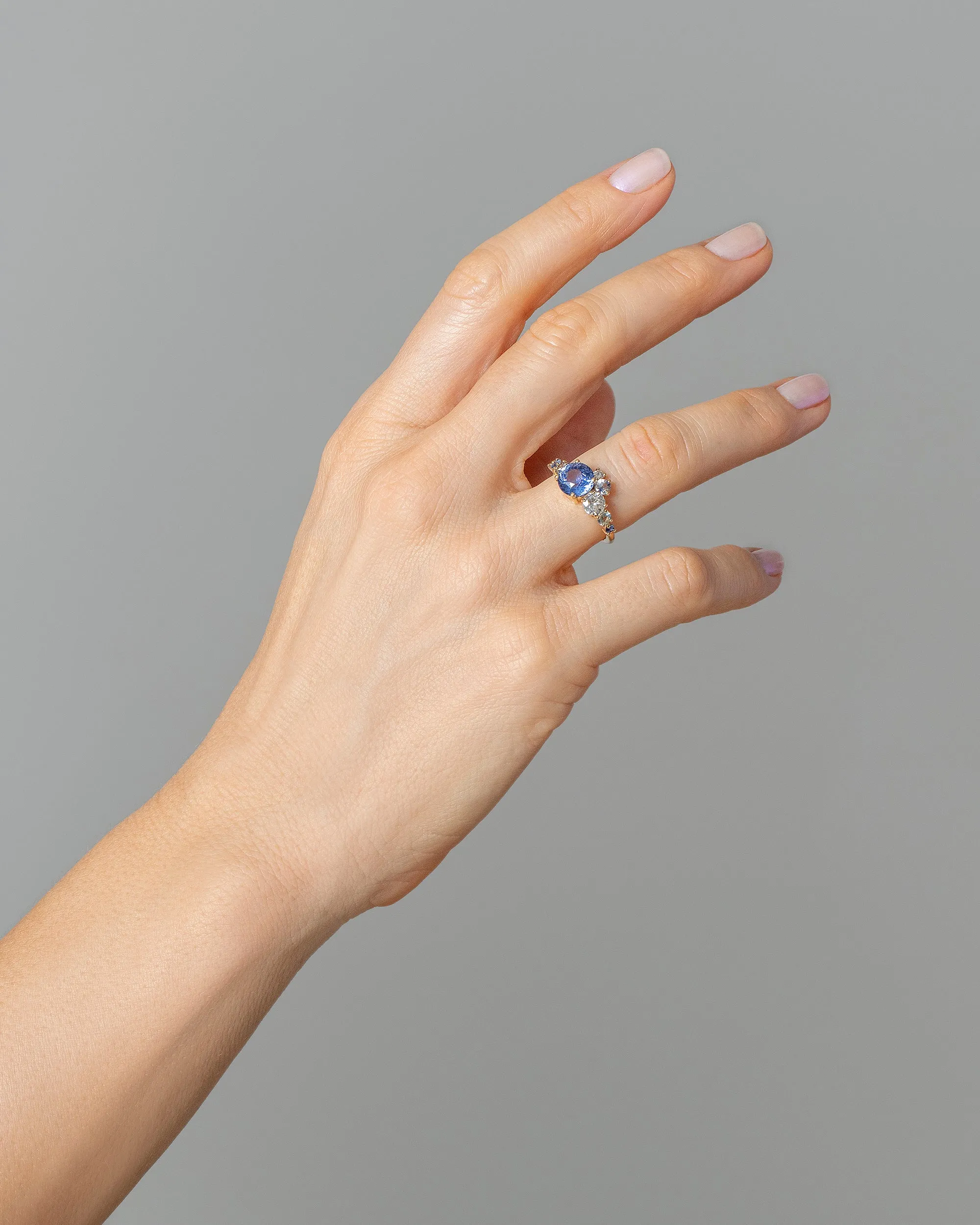 Super Luna Ring - Blue Sapphire