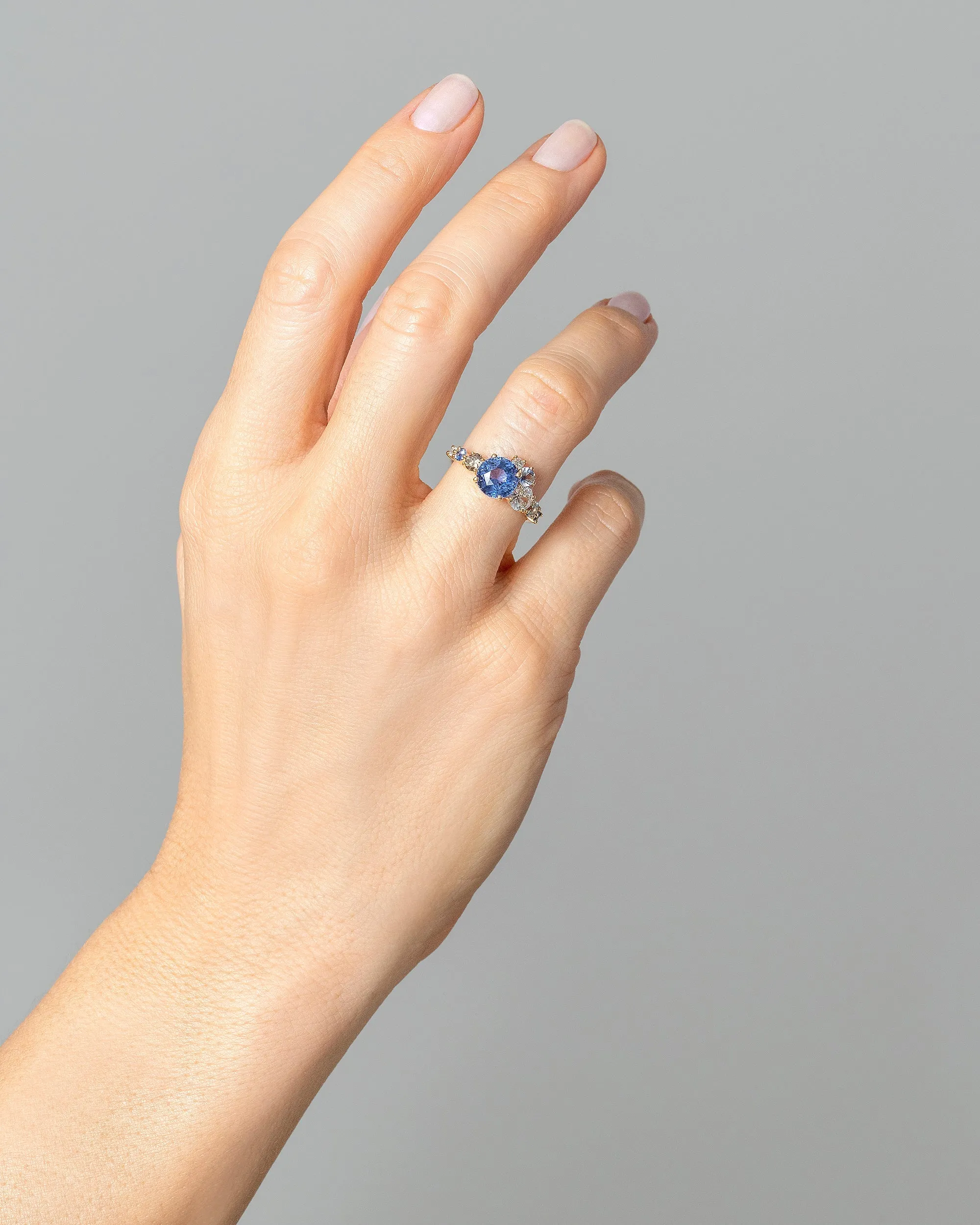 Super Luna Ring - Blue Sapphire