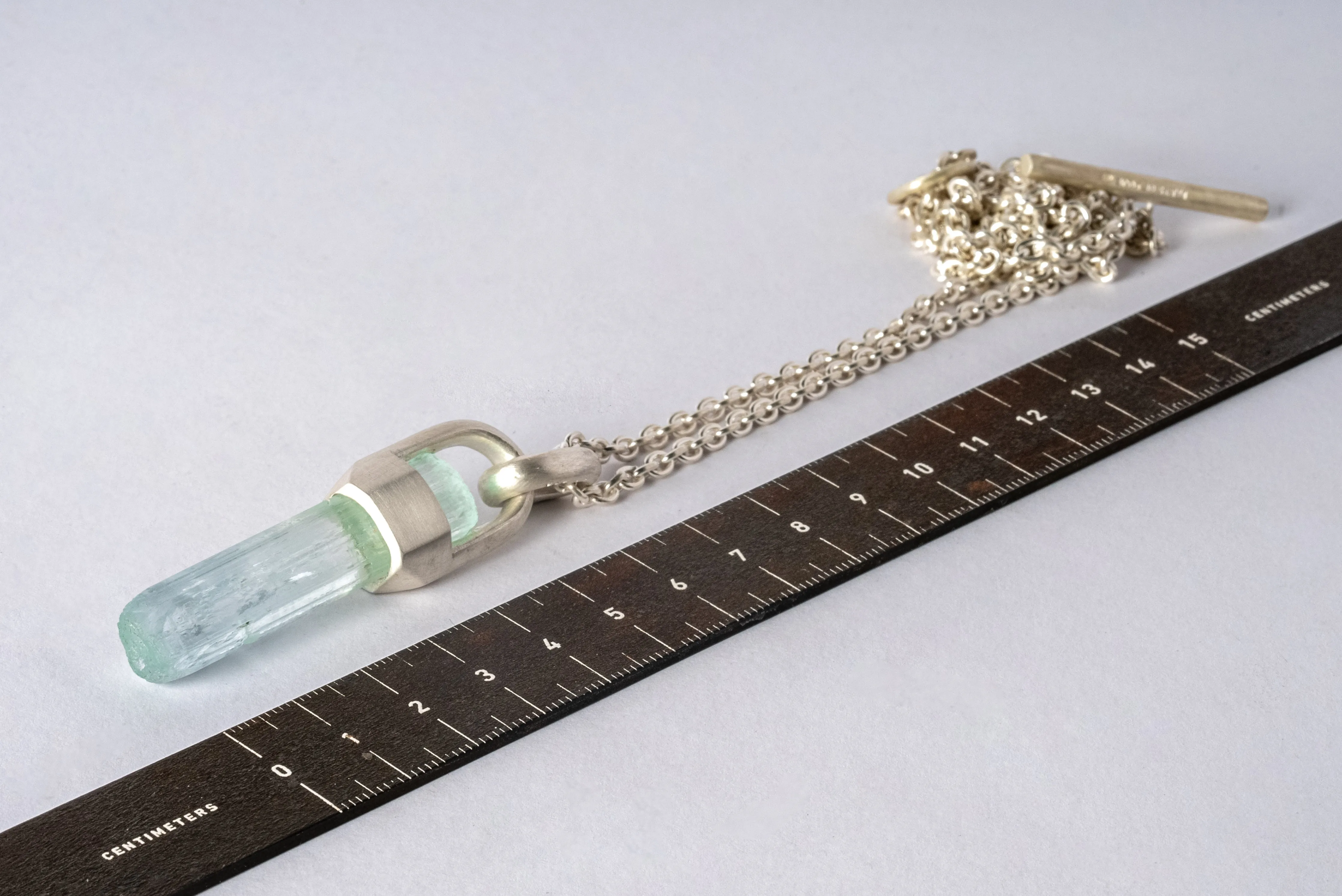 Talisman Necklace (Brace-Held, Aquamarine, MA AQU)