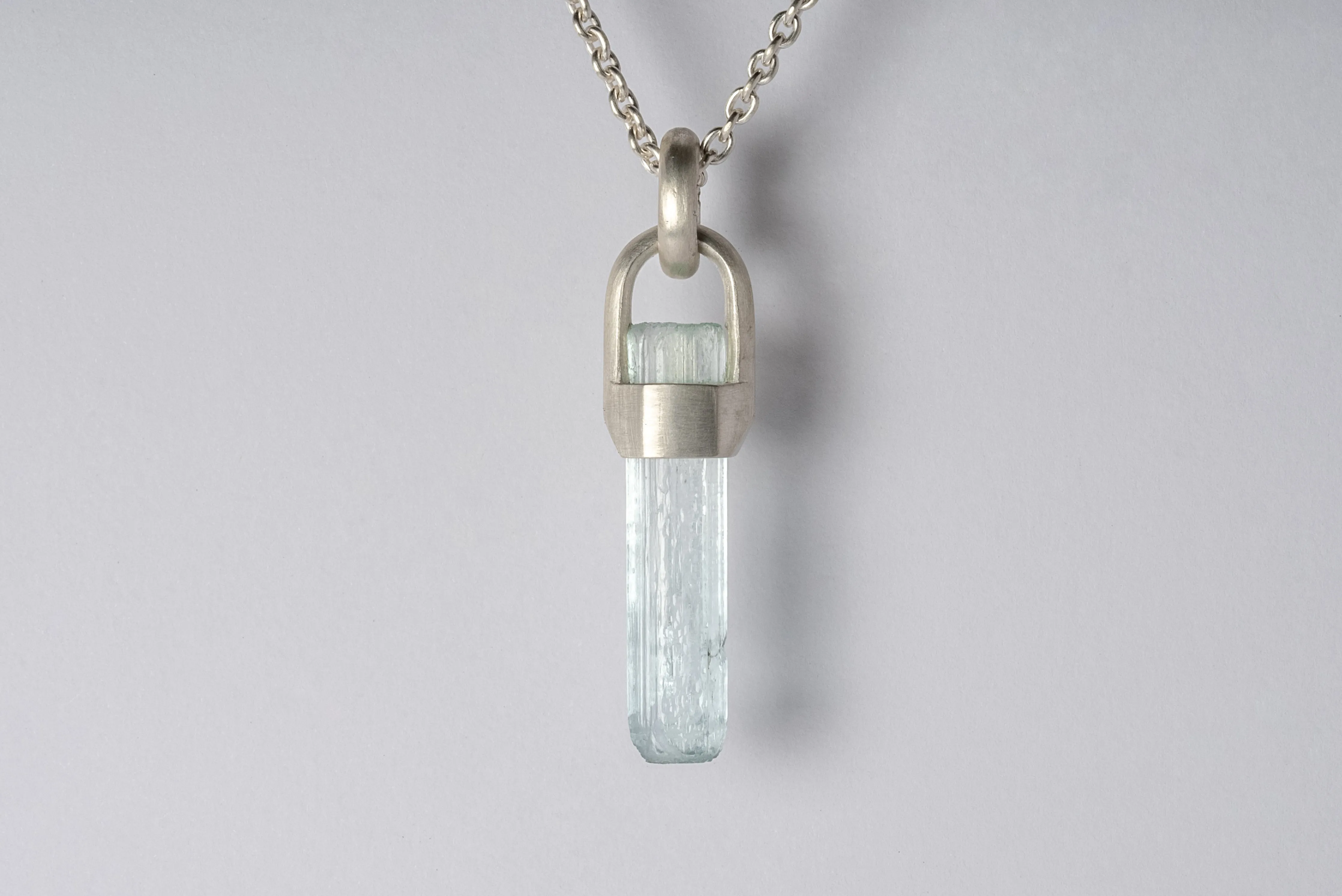 Talisman Necklace (Brace-Held, Aquamarine, MA AQU)