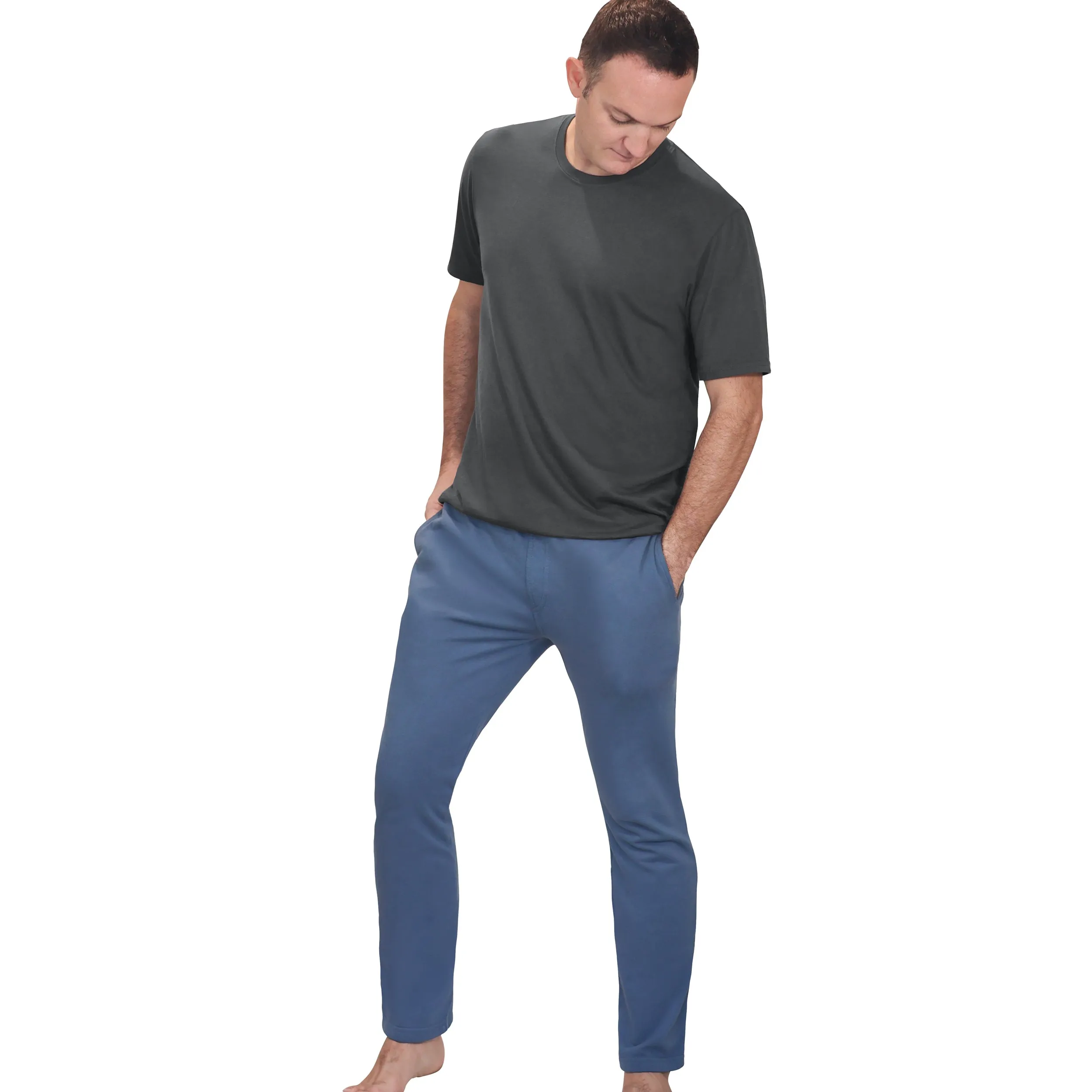 The Softest Mens Cotton Fleece Pant | Concrete