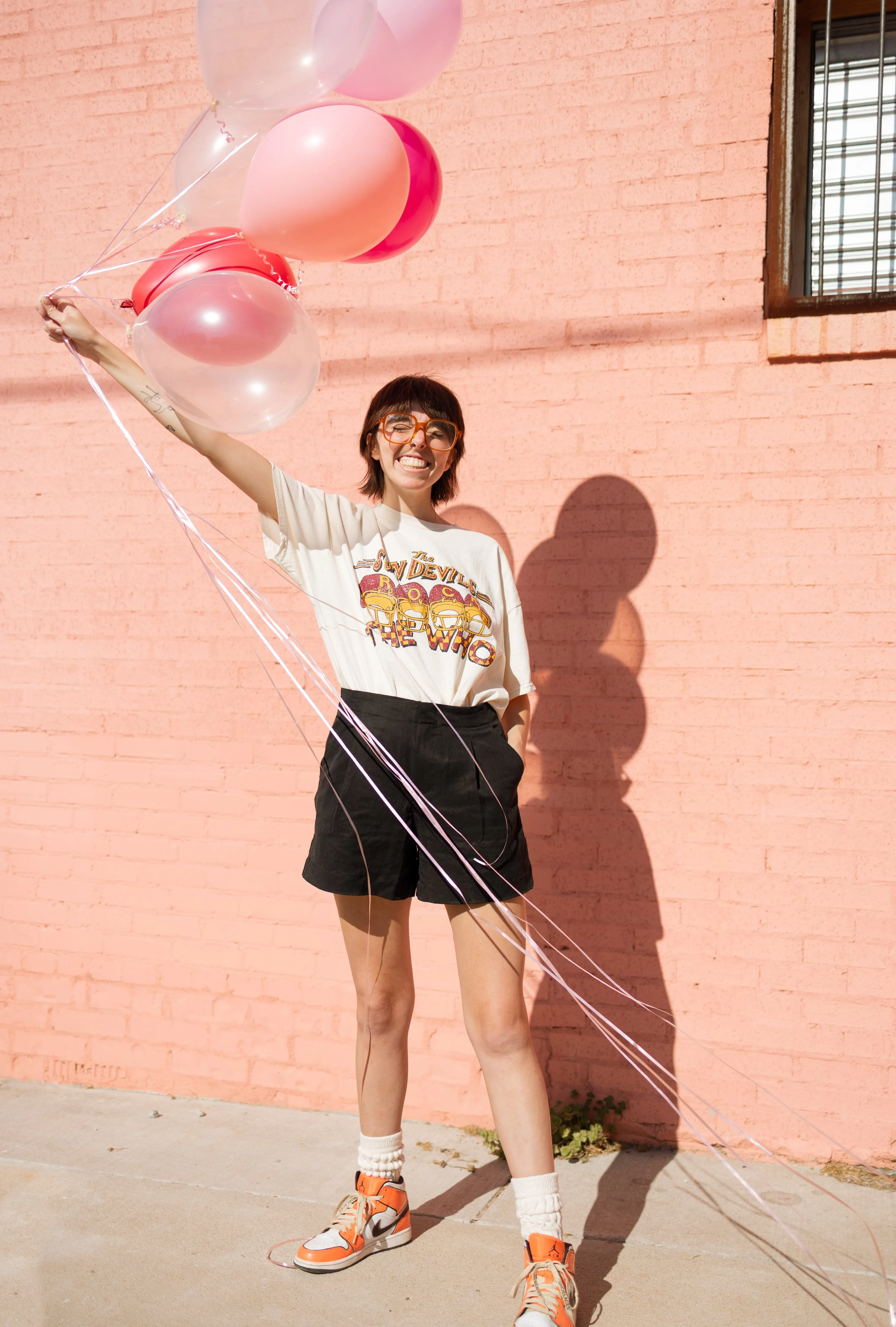 The Who Sun Devils Rock Off White Thrifted Tee