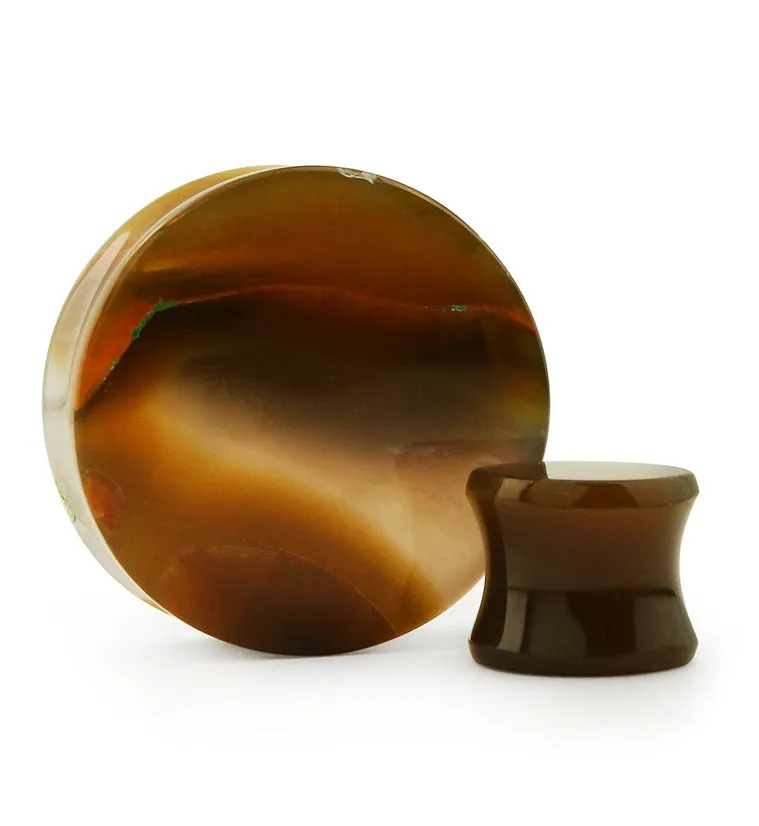 Timor Agate Stone Plugs