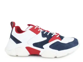 TOMMY H. Chunky Material Mix Sneaker Red White Blue FM0FM02384