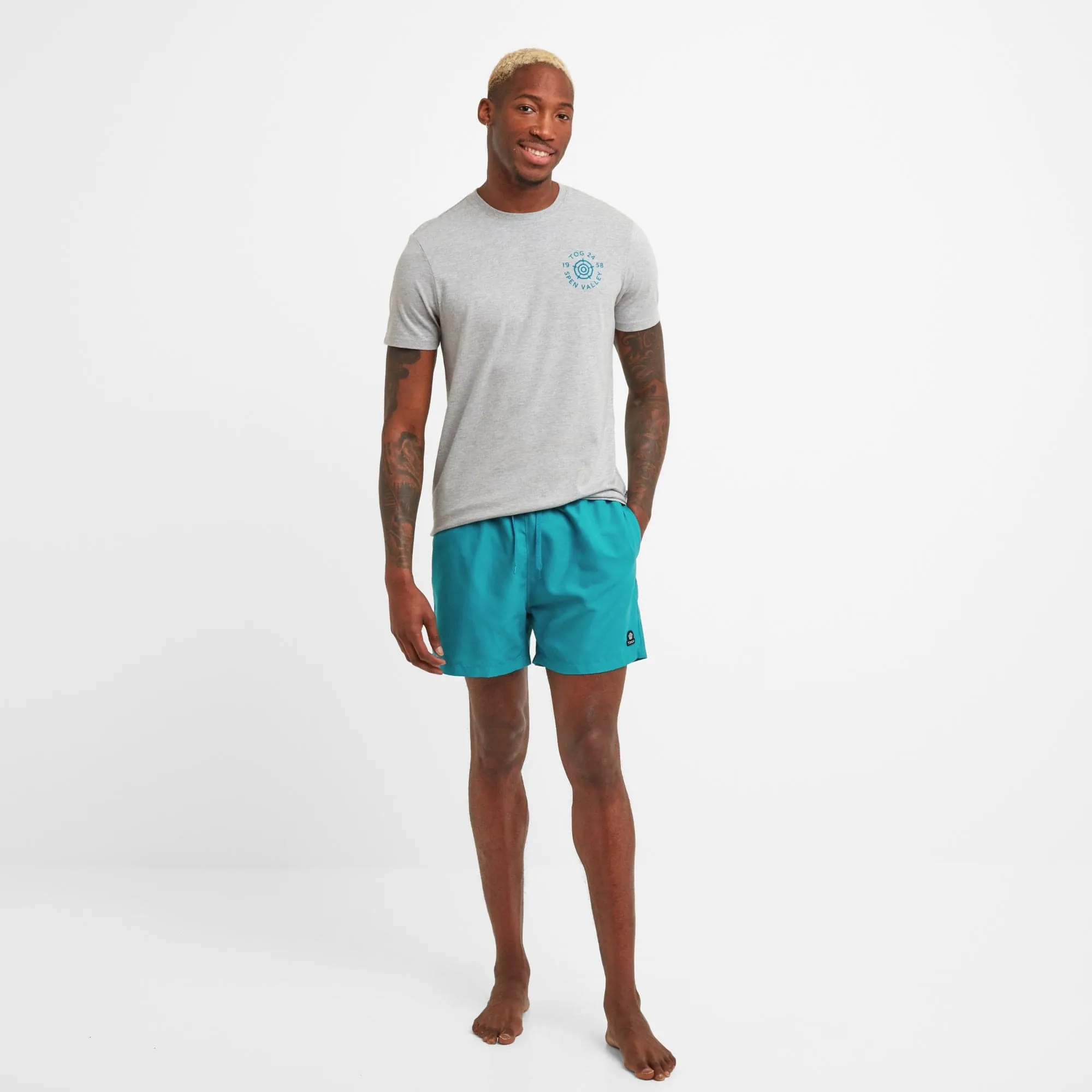 Tristan Mens Swimshorts - Light Turquoise