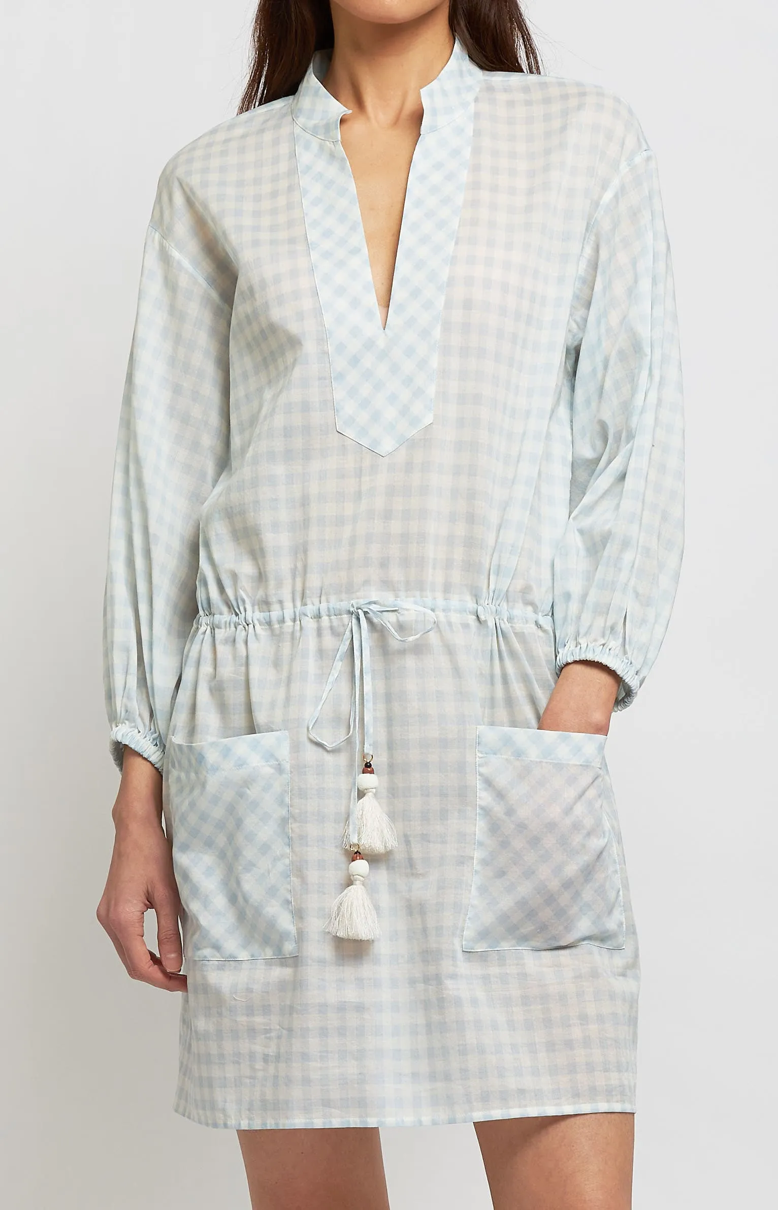 Tunikakleid in Swim Blue Gingham