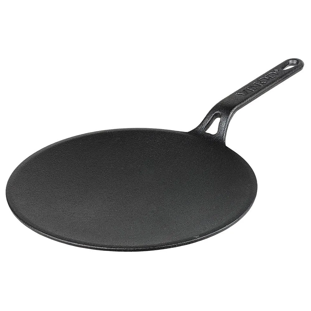 Vinod Legacy Pre - Seasoned Cast Iron Tawa - 26 Cm