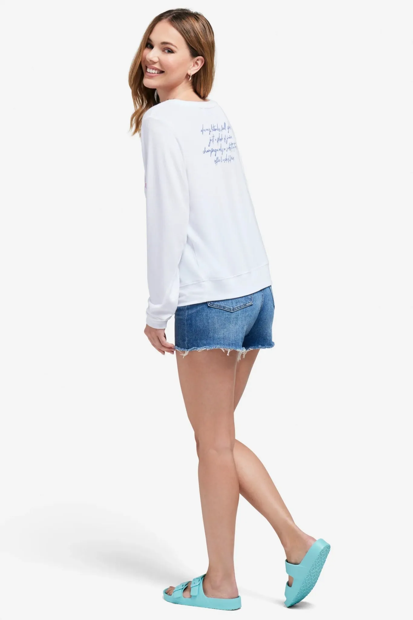 Wildfox Brunch Bitch Baggy Beach Jumper