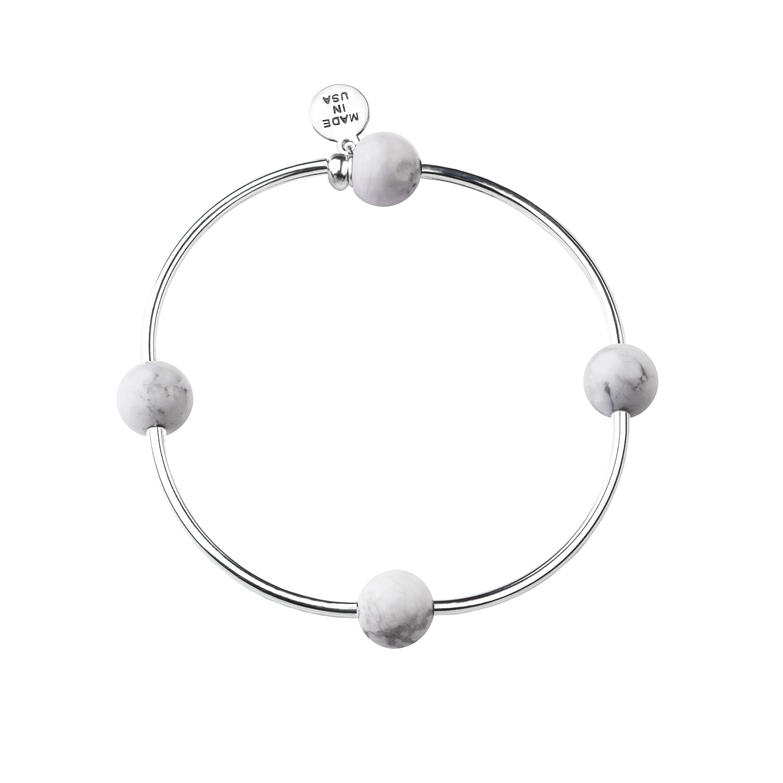 Wish | Bracelet | Howlite - Stone