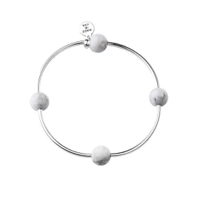 Wish | Bracelet | Howlite - Stone