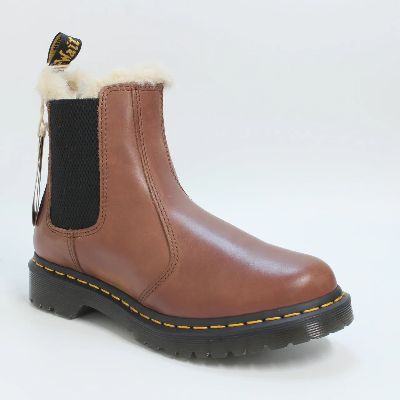 Womens Dr. Martens 2976 Leonore Saddle Tan Farrier