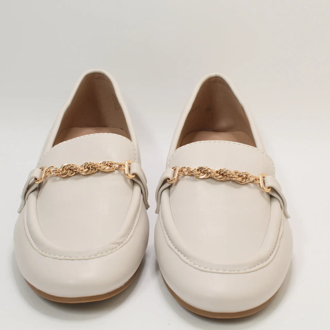 Womens Office Fresh Start Snaffle Loafers Off White