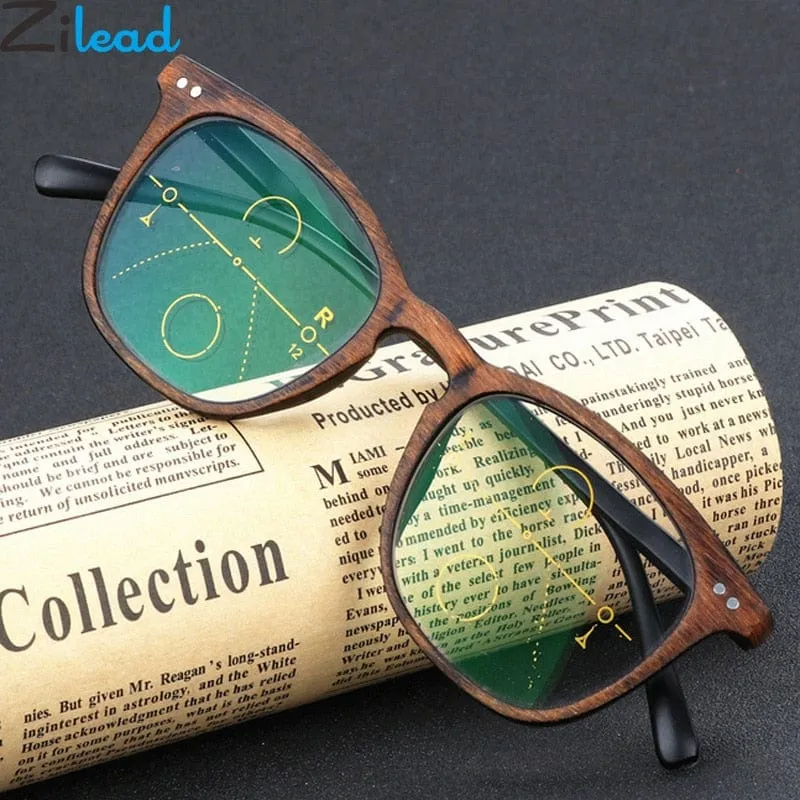 Zilead Imitation Wood Plastic Reading Glasses Women&Men Resin HD Presbyopia Glasses Unisex Diopter 1.0 1.5 2.0 2.5 3.0 3.5  4.0