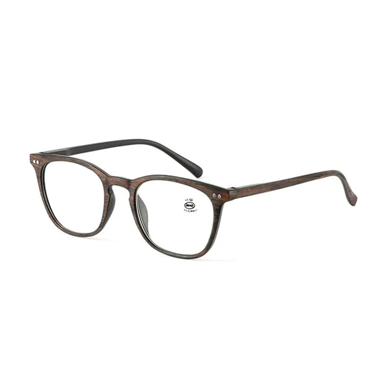 Zilead Imitation Wood Plastic Reading Glasses Women&Men Resin HD Presbyopia Glasses Unisex Diopter 1.0 1.5 2.0 2.5 3.0 3.5  4.0